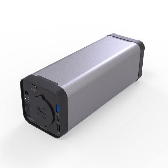 Plug UK 220V 150W Portable Power Bank 40000mAh Laptop Type C Pd Carregamento rápido Powerbank para uso externo