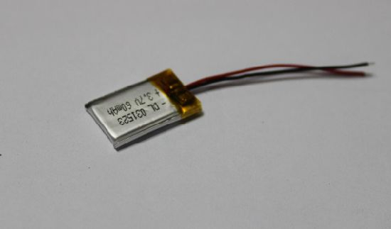 Célula de bateria Li-Po recarregável Ultra Thin 031523 3,7V 60mAh