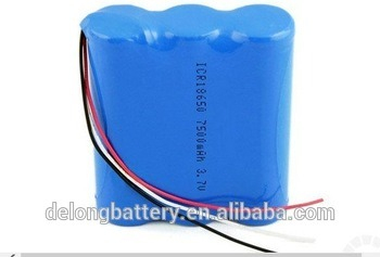 Bateria de lítio recarregável 18650 7,4 V 5000 mAh para ferramentas elétricas
