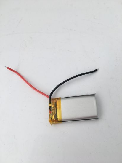 Célula de bateria de polímero de lítio pequena 3,7 V 65 mAh com BMS