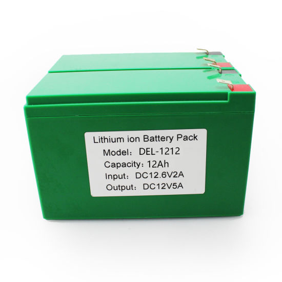 Pacote de bateria de armazenamento de energia de lítio 12V 6ah