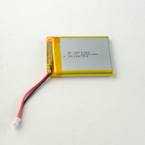Bateria pequena recarregável de lítio 3,7 V para vídeo