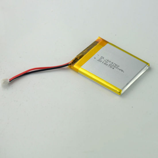 Bateria pequena recarregável de lítio 3,7 V para vídeo