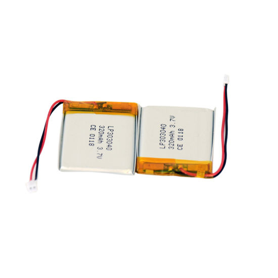 Bateria recarregável 303040 3,7V 320mAh lipo