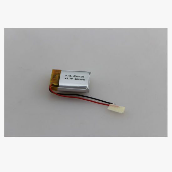 Bateria recarregável de fábrica China 852025 3.7V 400mAh de polímero de íon-lítio