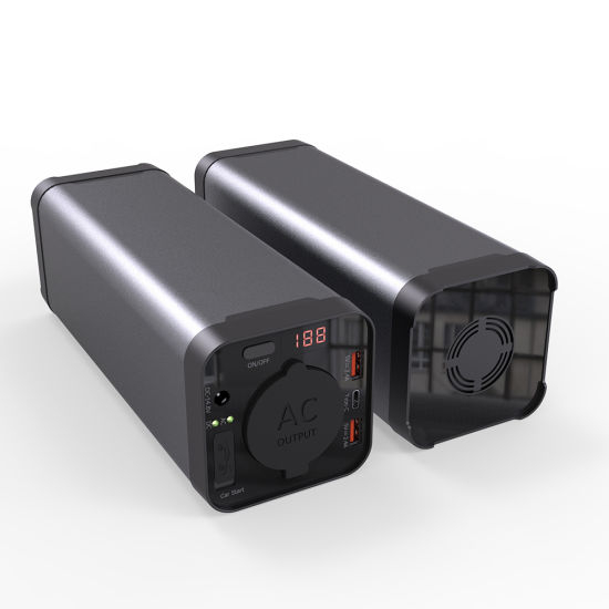 Banco de bateria de 40800mAh com tomada portátil CA Power Plug Banco de energia para laptop carregador de viagem universal