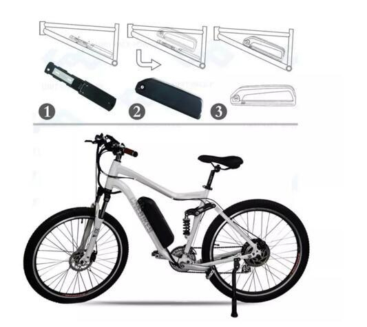 Bateria de íon de lítio 36V 12ah de alta capacidade para Ebike Escooter