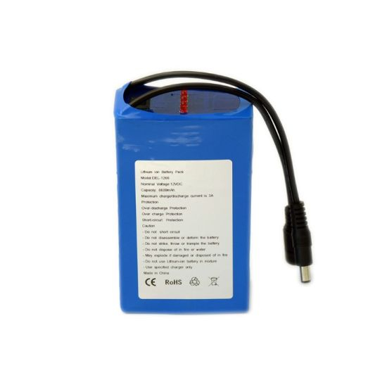 Preço de fábrica recarregável 18650 de íon de lítio 12V 6600mAh bateria de íon de lítio para baterias de ferramentas elétricas de luz LED