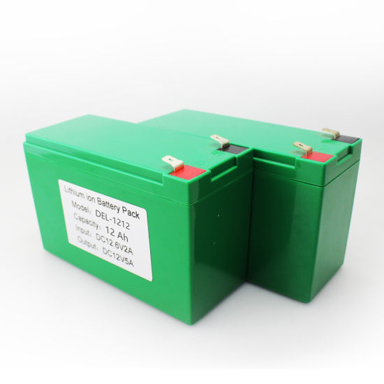 Conjunto de bateria recarregável de íon de lítio / íon de lítio 18650 personalizado de alta qualidade 12V