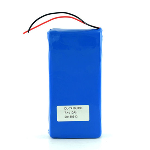 Bateria recarregável de polímero de íon de lítio Lipo 2s1p 7,4 V 10ah