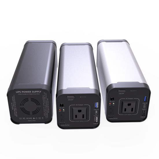 Tomada de saída CA 110 V CA Mini portátil 12 V CC UPS 150 W