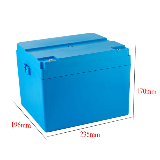 Pacote de bateria de célula LiFePO4 personalizado DC12V com BMS e caixa protetora