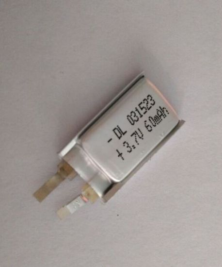 Célula de bateria Li-Po recarregável Ultra Thin 031523 3,7V 60mAh
