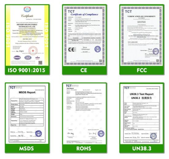 Ce MSDS Un38.3 Aprova bateria de íon de lítio solar de ciclo profundo 12V 200ah LiFePO4