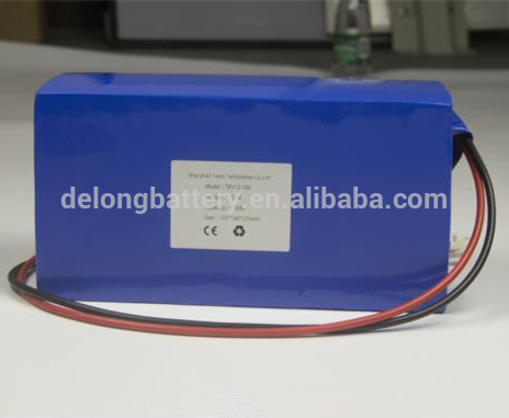 Bateria de íon-lítio de alta tensão 36V 10ah LiFePO4 com fios PCB