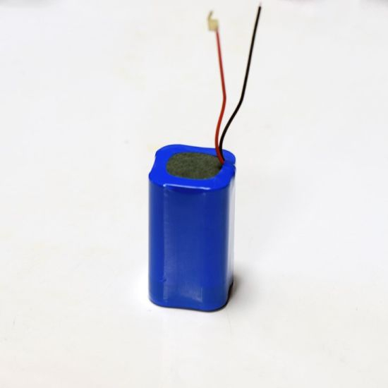 Pacote de bateria de íon de lítio recarregável personalizado de 7,4 V 5200 mAh para lâmpadas de emergência LED Flash Light Baterias
