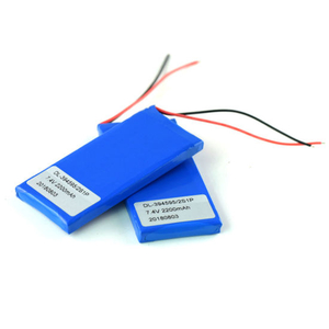 Pacote de bateria ultrafina lipo de 7,4 V para produtos eletrônicos