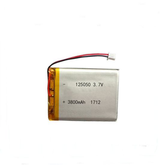 3,7 V 3800 mAh Lipo bateria de polímero de lítio célula 125050