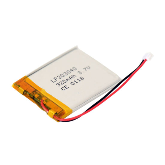 Bateria recarregável 303040 3,7V 320mAh lipo