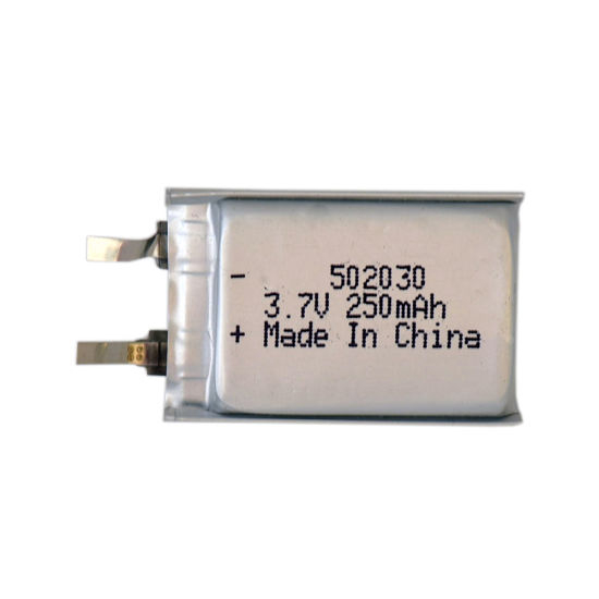 3.7V 250mAh Li Polymer Battery 502030 para dispositivo digital