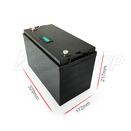 Fosfato de ferro de lítio personalizado LiFePO4 12V 24V 36V 48V 100ah 120ah 150ah 200ah 250ah Pacote de bateria com BMS