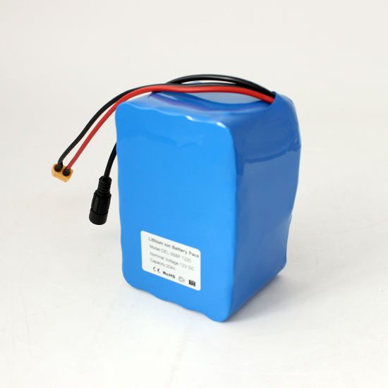 Pacote de bateria de íon de lítio personalizado 12V 20ah com conector Xt60