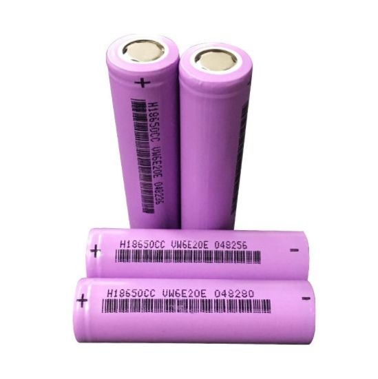 Bateria recarregável de íon de lítio 3,7V 18650 célula de bateria