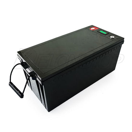 Promoção de venda Bateria solar de lítio de 10% 12 V 200 h Bateria LiFePO4 com célula de bolsa de 3,2 V 50 h