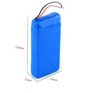 Pacote de bateria de polímero de lítio recarregável personalizado de 7,4 V 10ah Baterias de 7,4 volts